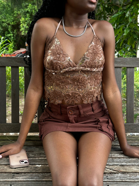 Brown Butter Halter Top