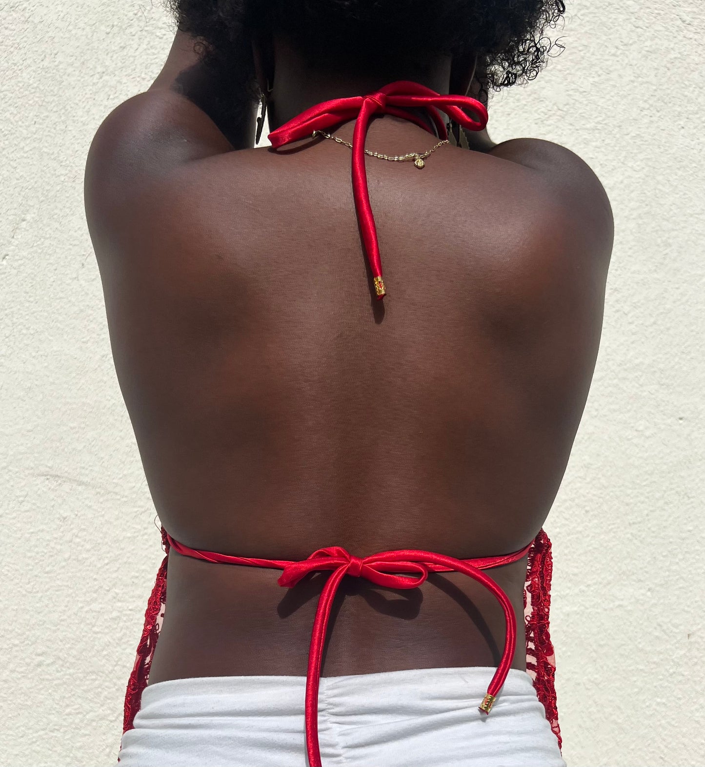 Crimson Crush Halter Top